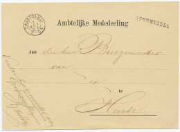 Naamstempel Genemuiden 1884 - Briefe U. Dokumente