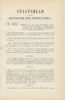 Staatsblad 1905 : Spoorlijn Deventer - Raalte - Ommen - Historical Documents