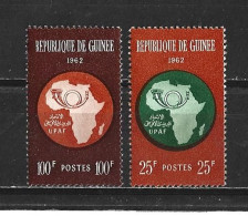 GUINEE  République   1962   Y.T. N° 85  86   NEUF** - República De Guinea (1958-...)