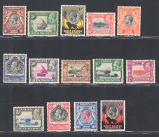 1935-37 Kenya Uganda Tanganyika - STANLEY GIBBONS N. 110/23 - MH* - Other & Unclassified