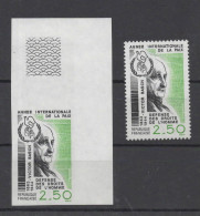 YT 2415 A, NON DENTELE ANNEE INTERNATIONAL DE LA PAIX 1863-1944 VICTOR BASCH STAMPS BRIEFMARKEN - 1981-1990