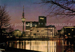72712971 Hamburg Aussenalster Hotel Loews Plaza Fernsehturm Bei Nacht Hamburg - Other & Unclassified