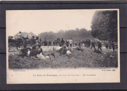 75. PARIS . Le Bois De Boulogne , Un Jour De Courses . Sur La Pelouse . Animée N: 8 - Arrondissement: 16