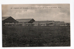 CAZAUX-LAC * GIRONDE * AERODROME TERRESTRE DE L'ECOLE DE TIR AERIEN * BIPLANS * HANGARS * Carte N° 57 MD - Sonstige & Ohne Zuordnung