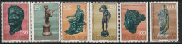 YOUGOSLAVIE- N°1318/23 ** (1971) Statues De Bronze - Neufs