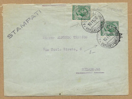 1926 ANNULLO SU LEONI ASSISI STAZ. VII° CENTENARIO FRANCESCANO N°H538 - Marcofilía