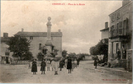 Chasselay Canton De Limonest Place De La Mairie Rhône Cpa Voyagée En 1905 En B.Etat - Sonstige & Ohne Zuordnung