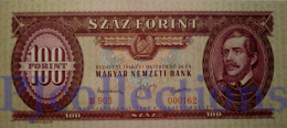 HUNGARY 100 FORINT 1949 PICK 166a UNC LOW SERIAL NUMBER "000162" RARE - Ungarn