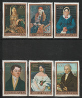 YOUGOSLAVIE- N°1325/30 ** (1971) Tableaux - Unused Stamps