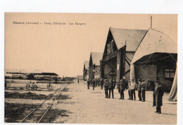 CAZAUX * GIRONDE * CAMP D'AVIATION * LES HANGARS * BIPLAN * Animation - Sonstige & Ohne Zuordnung