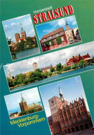 72711991 Stralsund Mecklenburg Vorpommern Teilansichten Hansestadt Kirche Tor Ra - Stralsund