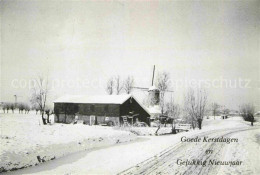 72711873 Kinderdijk Molens Kerstdagen Nieuwjaar Kinderdijk - Autres & Non Classés