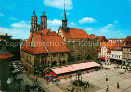 72711816 Goettingen Niedersachsen Gaenselieselbrunnen Rathaus Und Johanneskirche - Göttingen