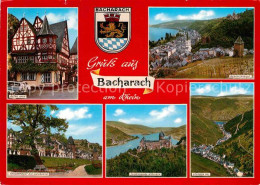 72711810 Bacharach Rhein Jugendburg Stahleck Steger-Tal Altes-Haus Wehrgang Bach - Bacharach