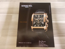 Reclame Advertentie Uit Oud Tijdschrift 2003 - Raymond Weil Geneve Montres - Watches - Publicités