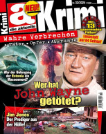 Die Aktuelle Krimi Magazine Germany 2024 #32 John Wayne Estonia Jim Jones Tonya Harding - Ohne Zuordnung