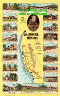 R421092 California Missions. Fray Junipero Serra 1713 1784. Curt Teich. J 36. We - Wereld