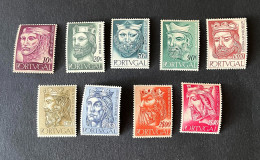 (T3) Portugal - 1955 Kings Complete Set - Af. 806 To 814 - MNH - Nuevos