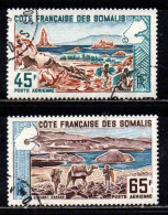 Cote Des Somalis  - 1965 - Sites - PA 43/44 - Oblit - Used - Used Stamps