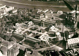 72711509 Dresden Zwinger Und Theaterplatz Vor Der Zerstoerung 1945 Fliegeraufnah - Dresden