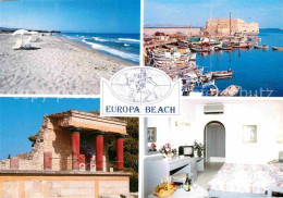 72710925 Heraklion Iraklio Europa Beach Hotel Hafen Strand Insel Kreta - Griechenland