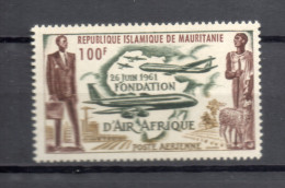 MAURITANIE  PA N° 21    NEUF SANS CHARNIERE   COTE 3.50€    AVION AIR AFRIQUE - Mauritania (1960-...)