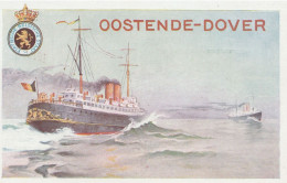 Oostende -Dover Met Voorgedrukte Postzegel 10 Cent - Oostende