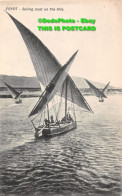 R421346 Egypt. Sailing Boat On The Nile. 216. Egypte. Voilier Sur Le Nil - Monde