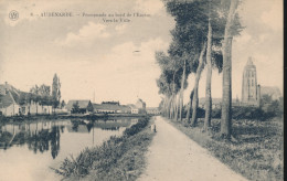 OUDENAARDE        PROMENADE AU BORD DE L'ESCAUT     VERS LA VILLE - Oudenaarde