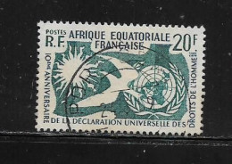 A.E.F.  (  DIV - 607 )   1958   N° YVERT ET TELLIER  N° 245 - Used Stamps