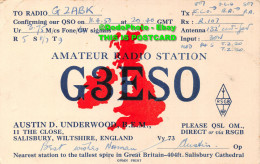 R421805 To Radio G2ABK. Amateur Radio Station. G3ESO. Postcard - World