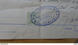 Facture HONG KONG, Golden Horse And Cie, 1957  ...... PHI ..... CL-3-9 - Cartas & Documentos