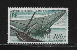 A.E.F.  (  DIV - 609 )   1955   N° YVERT ET TELLIER   POSTE AERIENNE   N° 59 - Usados