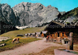 72709931 Eng Alm Almen Im Karwendelgebirge Brunnen Almvieh Kuehe Eng Alm - Sonstige & Ohne Zuordnung