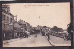 95. PONTOISE . Le Quai Du Pothuis . Animée - Pontoise