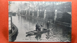 CPA (75) Crue De La Seine. Paris. Rue Des Fossés Saint Bernard.(7A.914) - Paris Flood, 1910