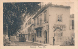 2h.511   FIESOLE - Firenze - Piazza Mino - Gran Caffè Restaurant Aurora - Tram!! - Andere & Zonder Classificatie