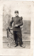 GRENOBLE SOLDAT ( NUMERO 140 SUR LE COL )   ( CARTE PHOTO ) - Grenoble