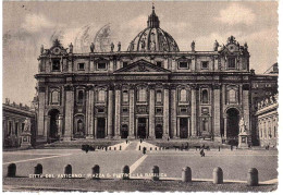 CARTOLINA VATICANP ANNULLO TARGHETTA S.PIETRO - Otros Monumentos Y Edificios