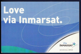 Advertising Post Card- INMARSAT, Love Via Inmarsat. New, Divided Back . SIZE 181mm X150mm. - Andere & Zonder Classificatie