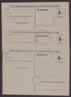 GS:  P675, *, 3 Karten Mit Versch. Dienstsiegeln "Werl" Bzw. "Ratingen", Gute Erhaltung - Cartas & Documentos