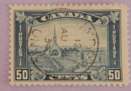 CANADA YT 154 OBLITERE"MUSEE DE L ANCIENNE PROVINCE D ACADIE" ANNEES 1930/1931 - Gebraucht