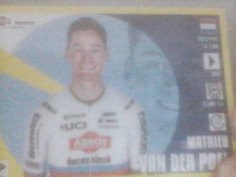 CYCLISME 2024 : STICKER PANINI MATHIEU VAN DER POEL CHAMPION DU MONDE - Cyclisme