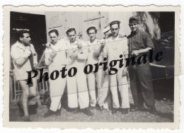 Photo Originale - Marins Militaires Armée Guerre - Permission ? Lieu Et Année à Identifier - Guerre, Militaire