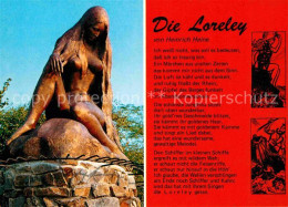 72709363 St Goarshausen Rhein Loreley Von Heinrich Heine Lyrik Statue Sage Sankt - Loreley