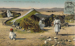 E/ 01        -   Algérie   -    Gourbi Arabe - Scenes