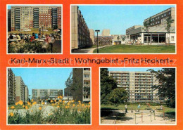 72709342 Karl-Marx-Stadt Wohngebiet Fritz Heckert Kinderspielplatz Chemnitz - Chemnitz