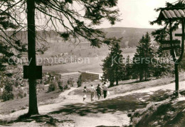 72709292 Oberwiesenthal Erzgebirge Blick Vom Eckbauer Zum Erholungsheim Fichtelb - Oberwiesenthal