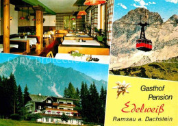 72709266 Ramsau Dachstein Steiermark Gasthaus Pension Edelweiss Seilbahn Ramsau  - Sonstige & Ohne Zuordnung