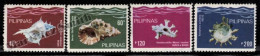 Philippines 1980 Yvert 1209-12, Sea Fauna, Shells  - MNH - Filippine